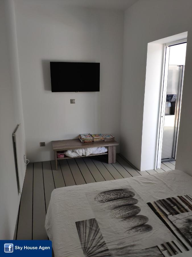 Piscine Chauffee Et Spa Jacuzzi Privatif Terrasse Sans Vis A Vis ,,,Sky House Agen,,, 外观 照片